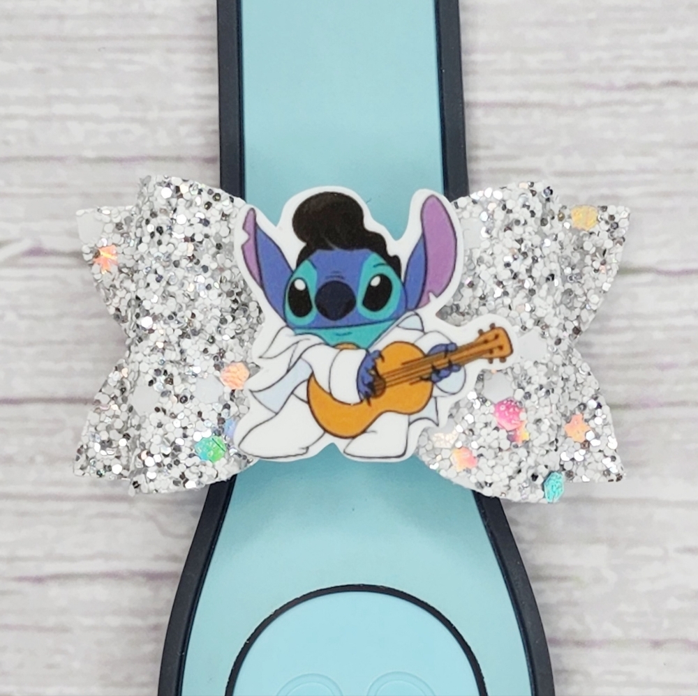 Elvis Stitch Magic Band Bow